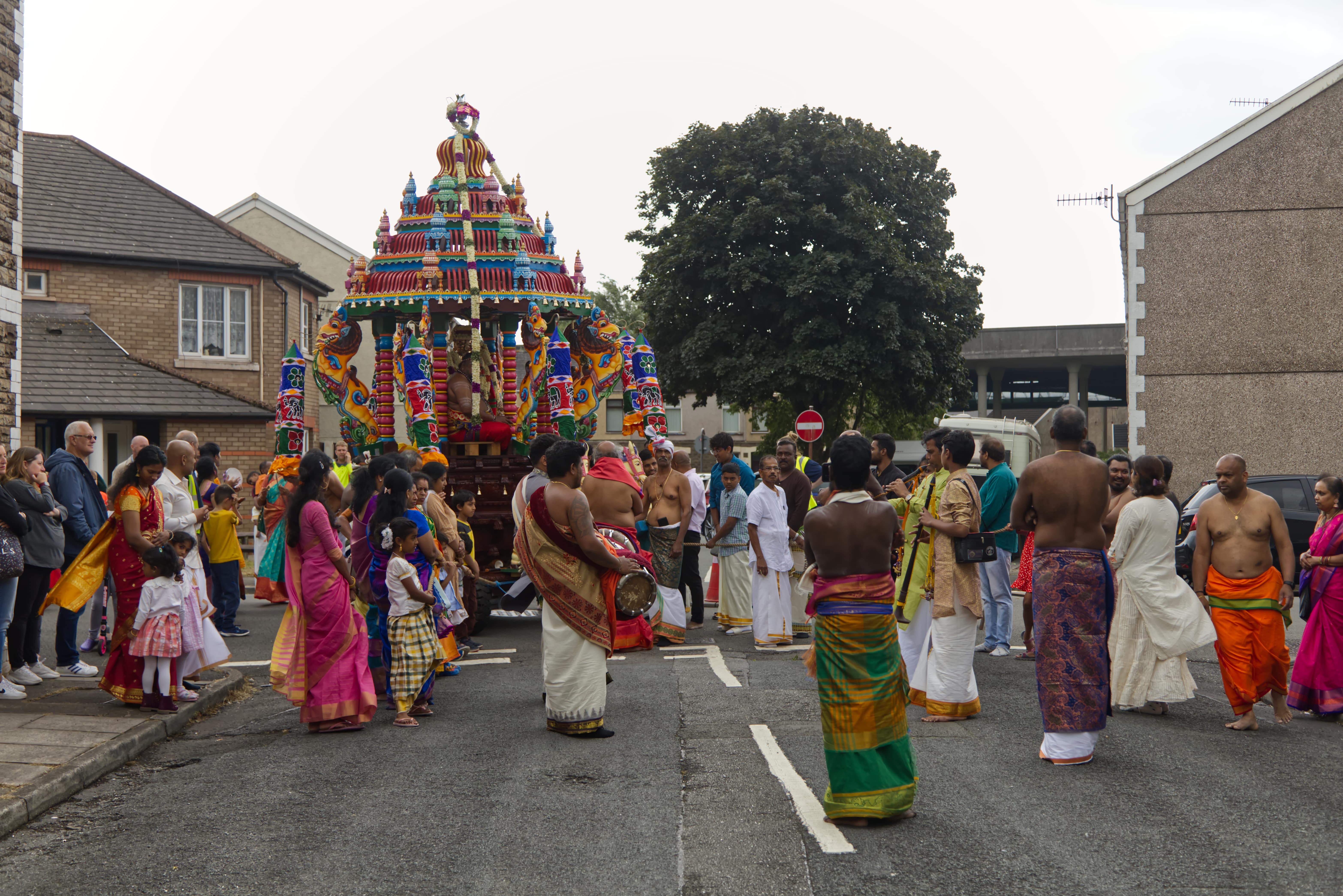 Temple Pattern Background