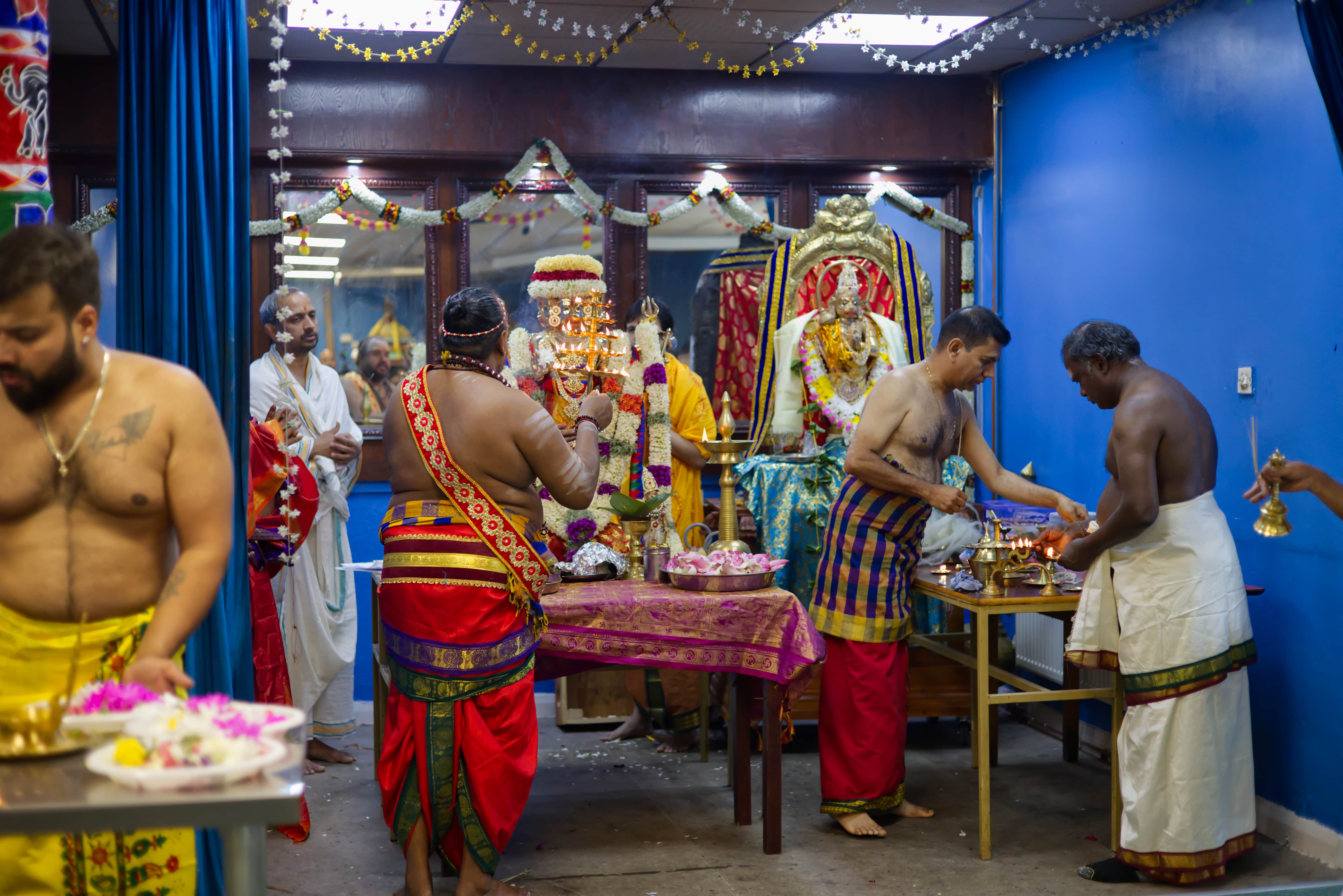 Temple Pattern Background